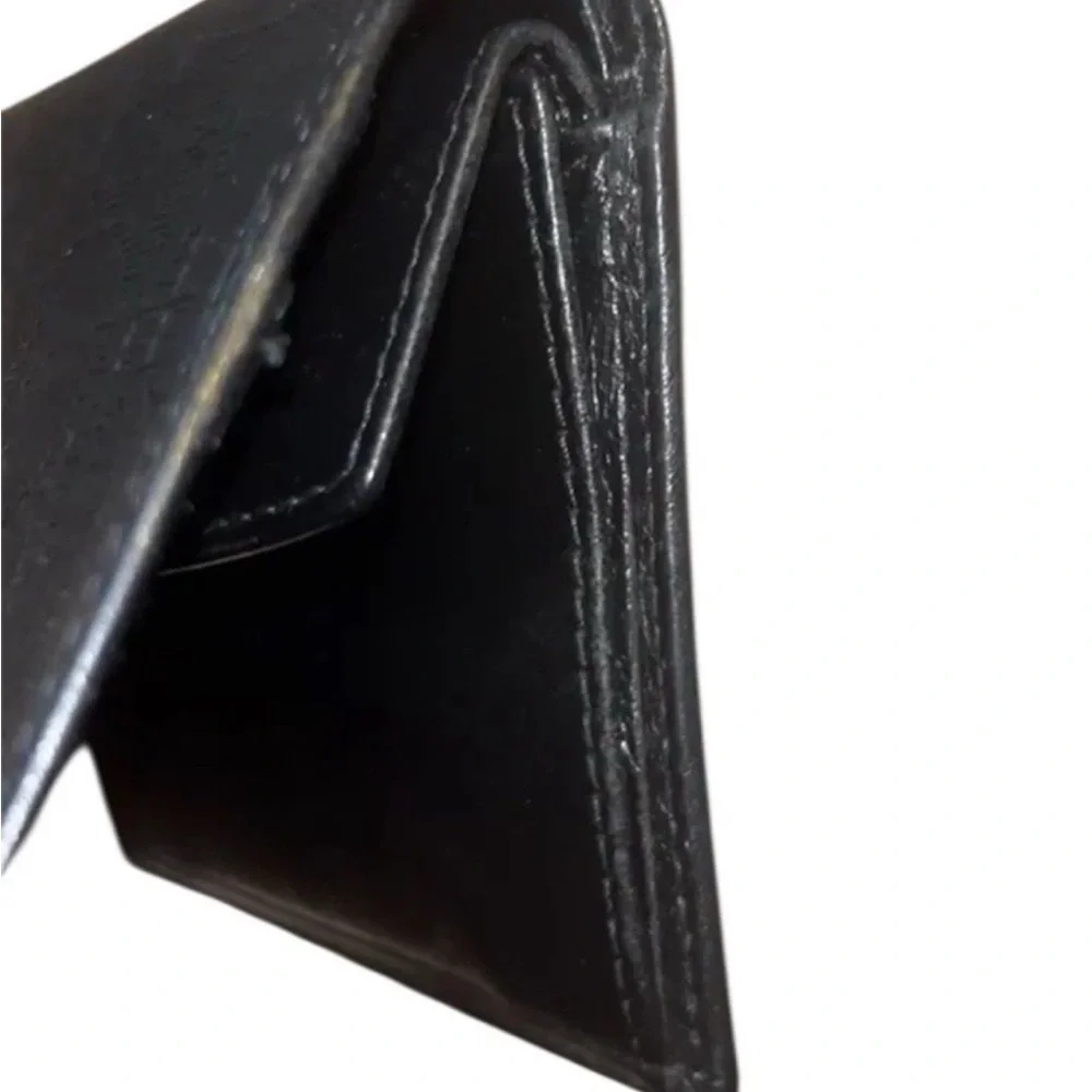 RARE DIOR Black Wallet Compact Gold Accents Authentic Stunning Good Condition